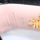 PRADA High heels Satin 37 1/2 Black Auth ac3535-16