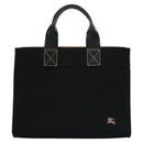 BURBERRY Blue Label Hand Bag Canvas Black Auth ac3538-13