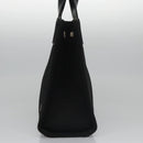 BURBERRY Blue Label Hand Bag Canvas Black Auth ac3538-3