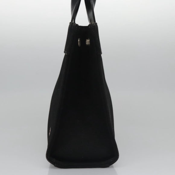 BURBERRY Blue Label Hand Bag Canvas Black Auth ac3538