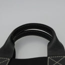 BURBERRY Blue Label Hand Bag Canvas Black Auth ac3538-8