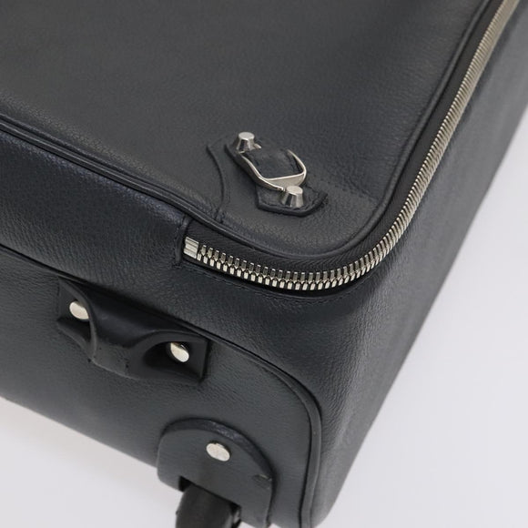 BALENCIAGA Carry case Leather Gray 235225 Auth ac3540