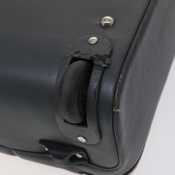 BALENCIAGA Carry case Leather Gray 235225 Auth ac3540