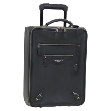 BALENCIAGA Carry case Leather Gray 235225 Auth ac3540