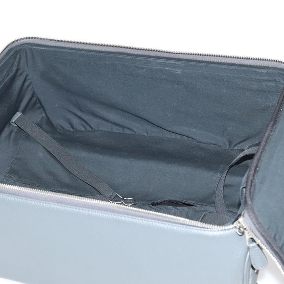 BALENCIAGA Carry case Leather Gray 235225 Auth ac3540