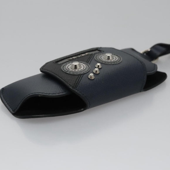 PRADA Sunglass Case Safiano Navy Auth ac3547