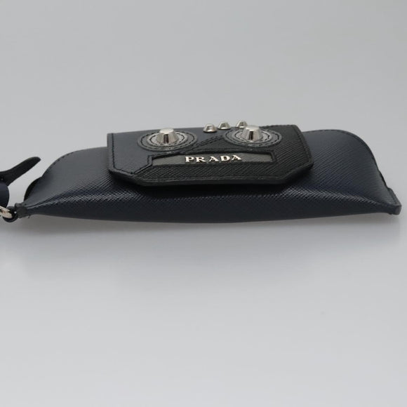 PRADA Sunglass Case Safiano Navy Auth ac3547