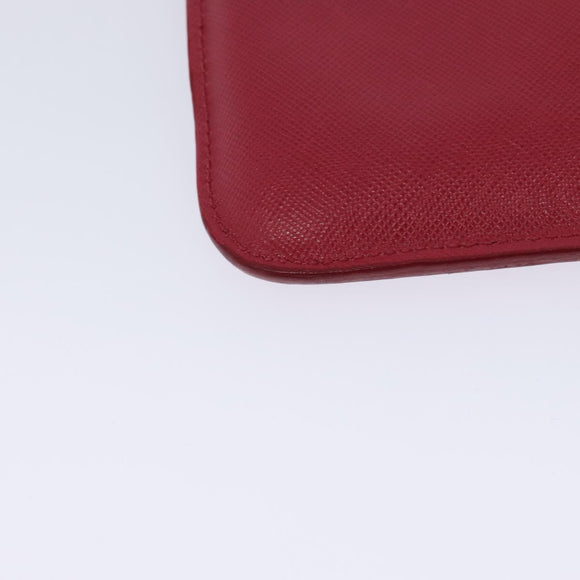 PRADA iPad Case Safiano leather Pink Auth ac3551