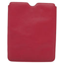 PRADA iPad Case Safiano leather Pink Auth ac3551-2