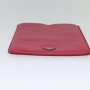 PRADA iPad Case Safiano leather Pink Auth ac3551-6