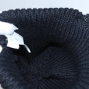 Christian Dior Cap Wool Black Auth ac3556V-9
