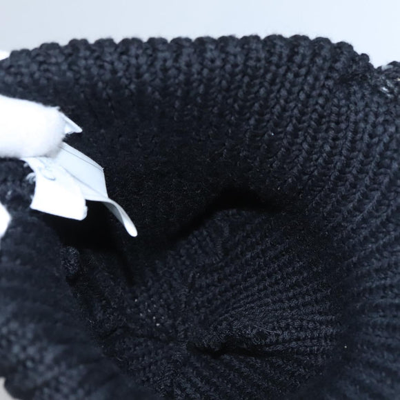 Christian Dior Cap Wool Black Auth ac3556V