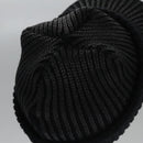 Christian Dior Cap Wool Black Auth ac3556V-5