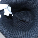 Christian Dior Cap Wool Black Auth ac3556V-8