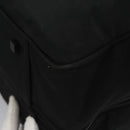 GUCCI Boston Bag Nylon Black Silver 012 0393 12 001553 Auth ac3569-8