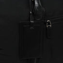 GUCCI Boston Bag Nylon Schwarz Silber 012 0393 12 001553 Auth ac3569-19