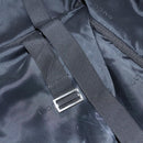 GUCCI Boston Bag Nylon Black Silver 012 0393 12 001553 Auth ac3569-22