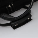 GUCCI Boston Bag Nylon Schwarz Silber 012 0393 12 001553 Auth ac3569-7