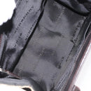 BURBERRY Nova Check Hand Bag Nylon Leather Beige Silver Auth ac3586-11