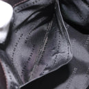 BURBERRY Nova Check Hand Bag Nylon Leather Beige Silver Auth ac3586-20