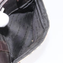 BURBERRY Nova Check Hand Bag Nylon Leather Beige Silver Auth ac3586-12