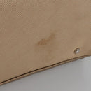 CHANEL Paris Biarritz MM Tote Bag Coated Canvas Gold Tone Silver CC Auth ac3593-6