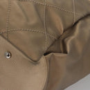 CHANEL Paris Biarritz MM Tote Bag Coated Canvas Gold Tone Silver CC Auth ac3593-16