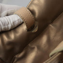 CHANEL Paris Biarritz MM Tote Bag Coated Canvas Gold Tone Silver CC Auth ac3593-9