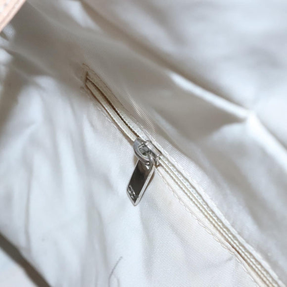 CHANEL Paris Biarritz MM Tote Bag Coated Canvas Gold Tone Silver CC Auth ac3593