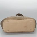 CHANEL Paris Biarritz MM Tote Bag Coated Canvas Gold Tone Silver CC Auth ac3593-5