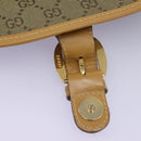 GUCCI GG Canvas Shoulder Bag Beige Gold Auth ac3606-9