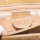 GUCCI GG Canvas Shoulder Bag Beige Gold Auth ac3606-21