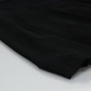 CHANEL Skirt Cotton Black CC Auth ac3620-15