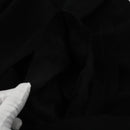 CHANEL Skirt Cotton Black CC Auth ac3620-17