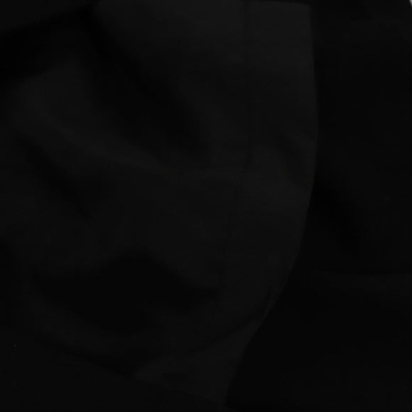 CHANEL Skirt Cotton Black CC Auth ac3620