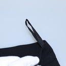 CHANEL Skirt Cotton Black CC Auth ac3620-21