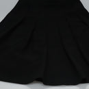 CHANEL Skirt Cotton Black CC Auth ac3620-6