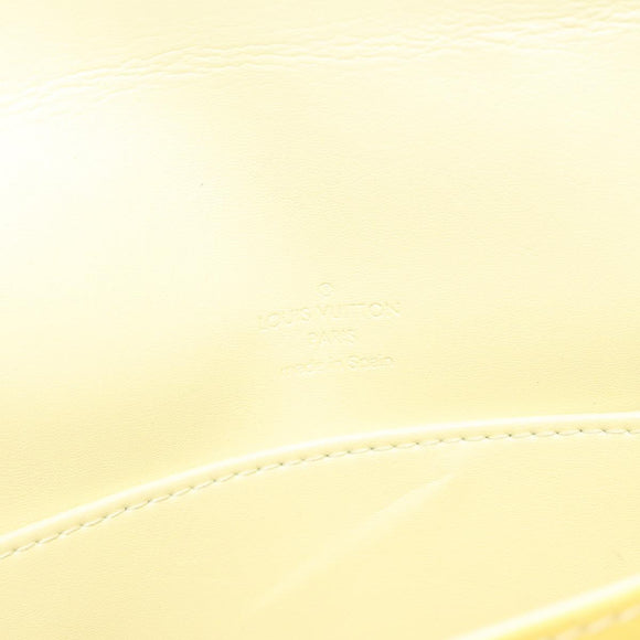LOUIS VUITTON Monogram Vernis Thompson Street Bag Yellow M91071 LV Auth ac3631