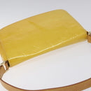 LOUIS VUITTON Monogram Vernis Thompson Street Bag Yellow M91071 LV Auth ac3631-6