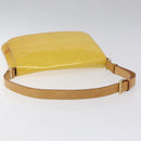 LOUIS VUITTON Monogram Vernis Thompson Street Bag Yellow M91071 LV Auth ac3631-7