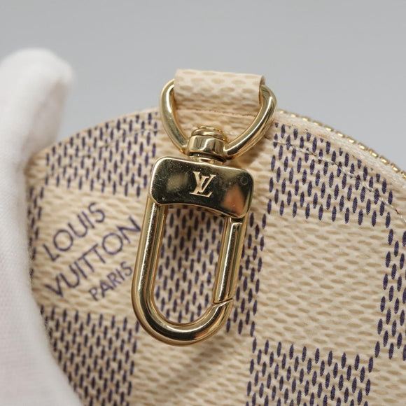 LOUIS VUITTON Damier Azur Vivienne Porte Monnaie Ron Coin N60493 LV Auth ac3633