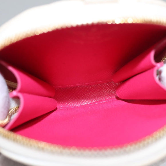 LOUIS VUITTON Damier Azur Vivienne Porte Monnaie Ron Coin N60493 LV Auth ac3633