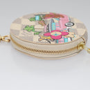 LOUIS VUITTON Damier Azur Vivienne Porte Monnaie Ron Coin N60493 LV Auth ac3633-4