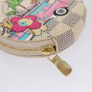 LOUIS VUITTON Damier Azur Vivienne Porte Monnaie Ron Coin N60493 LV Auth ac3633-7