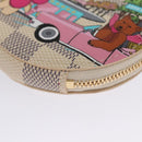 LOUIS VUITTON Damier Azur Vivienne Porte Monnaie Ron Coin N60493 LV Auth ac3633-14