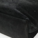 GUCCI Hand Bag Suede Black 002 2113 0475 Auth ac3642-10