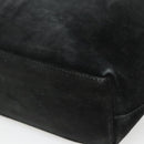 GUCCI Hand Bag Suede Black 002 2113 0475 Auth ac3642-12