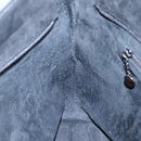 GUCCI Hand Bag Suede Black 002 2113 0475 Auth ac3642-19