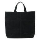 GUCCI Hand Bag Suede Black 002 2113 0475 Auth ac3642-3