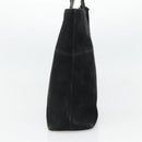 GUCCI Hand Bag Suede Black 002 2113 0475 Auth ac3642-4